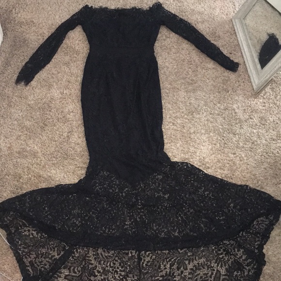 Black lace dress - Picture 1 of 2